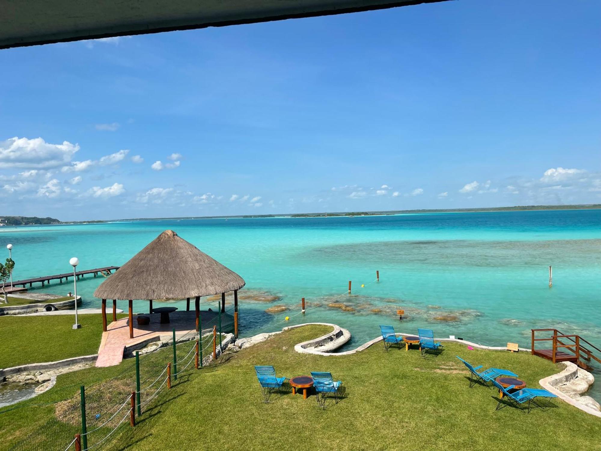 Blue Caribe Bacalar Front Lagoon Kültér fotó