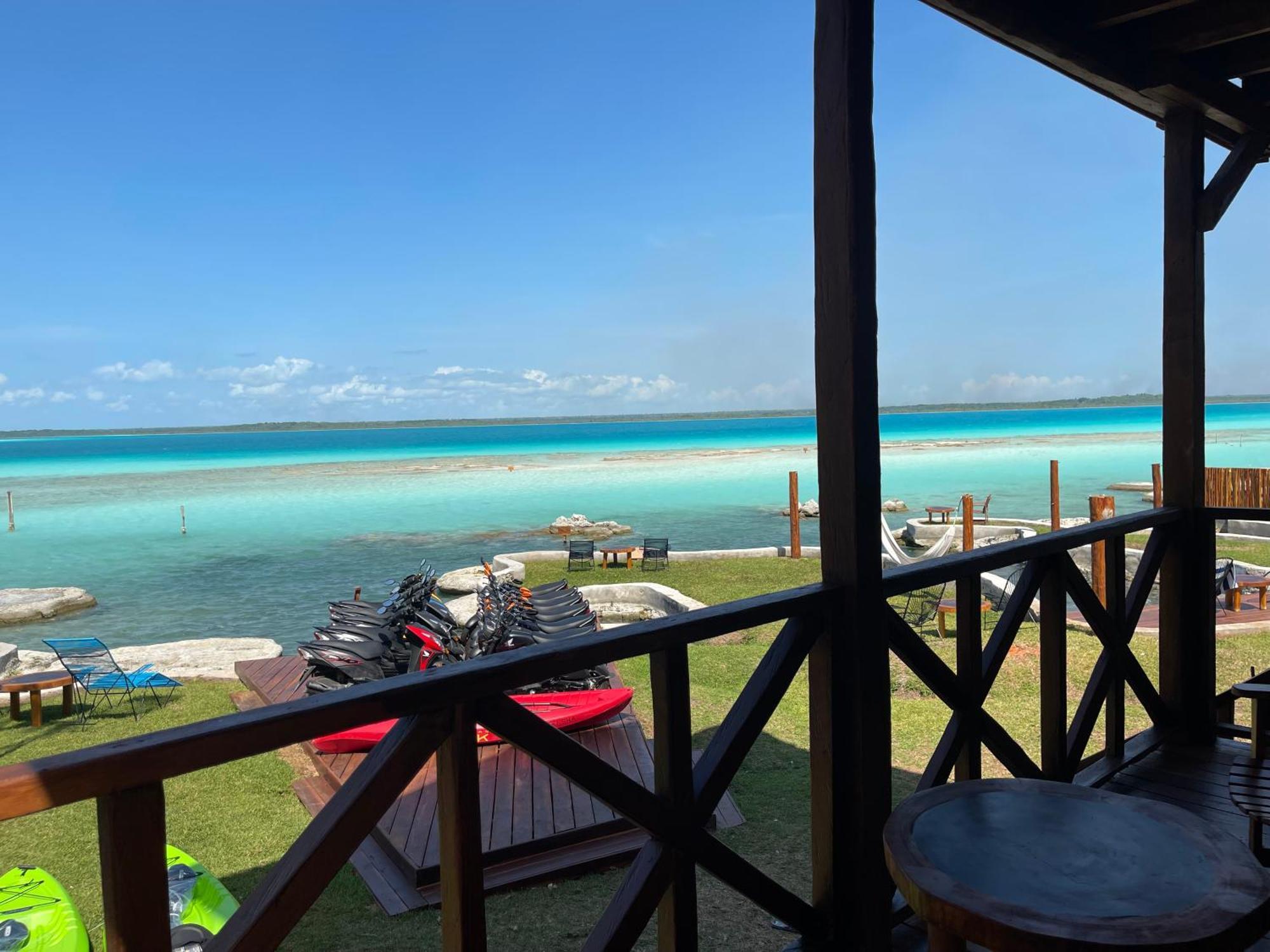 Blue Caribe Bacalar Front Lagoon Kültér fotó