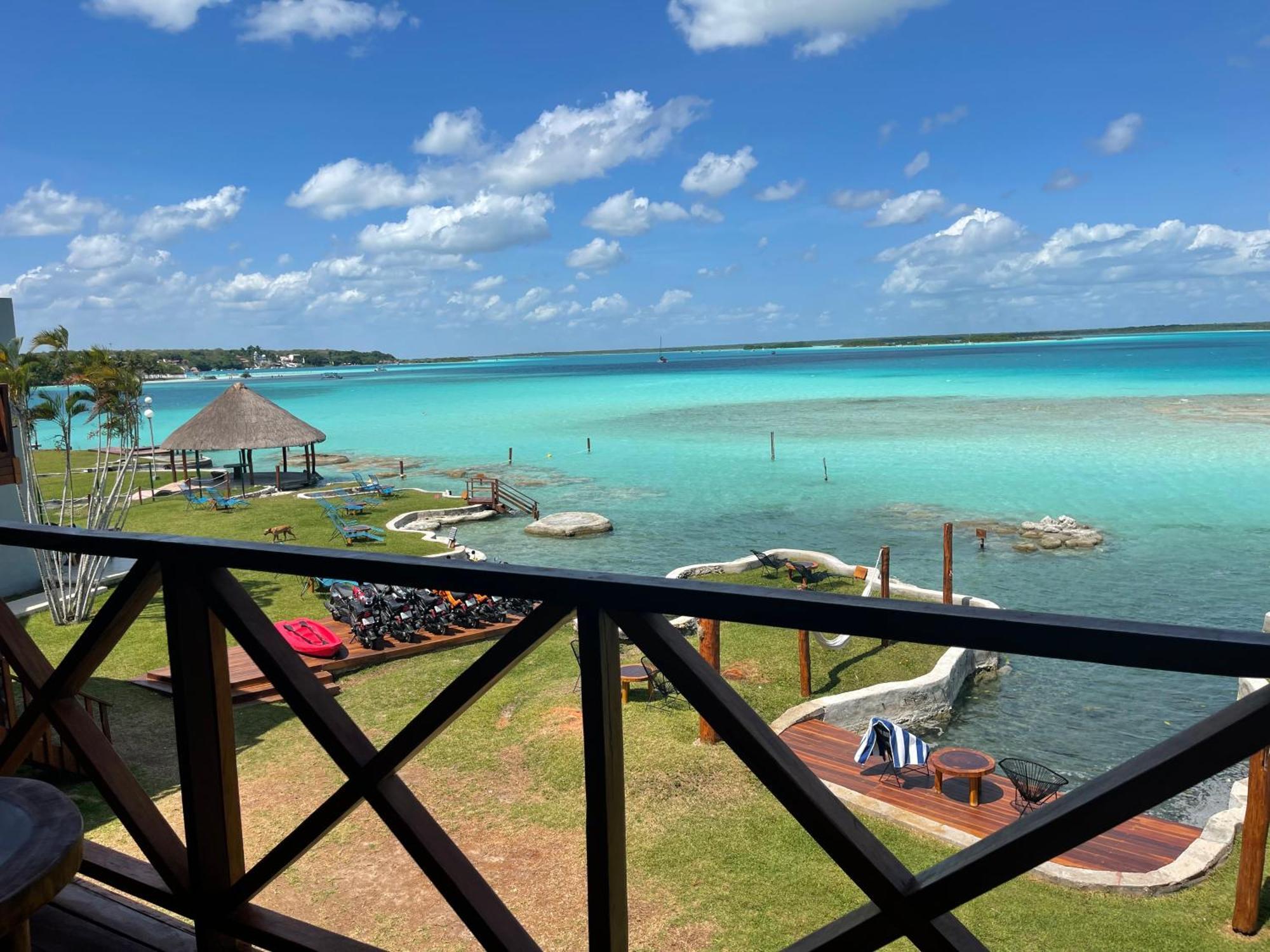 Blue Caribe Bacalar Front Lagoon Kültér fotó