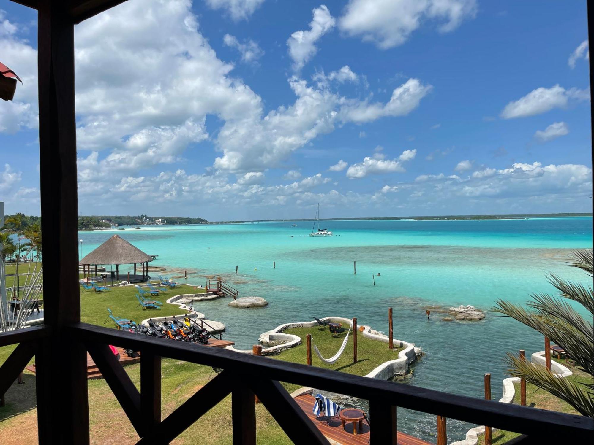 Blue Caribe Bacalar Front Lagoon Kültér fotó