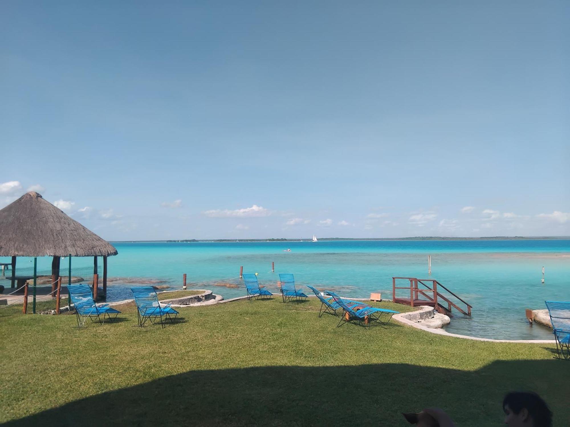 Blue Caribe Bacalar Front Lagoon Kültér fotó