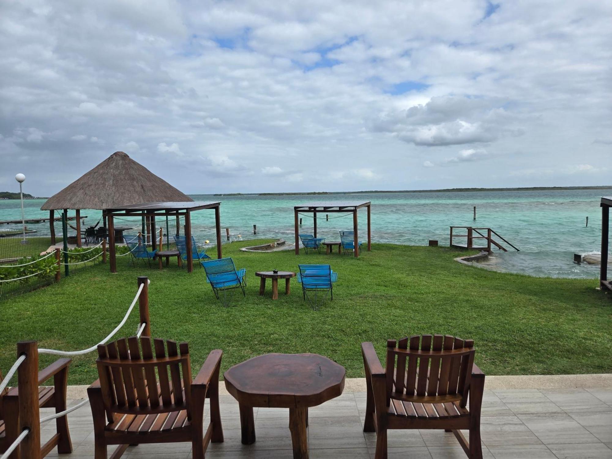 Blue Caribe Bacalar Front Lagoon Kültér fotó